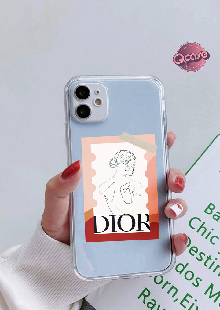 DIOR Clear Phone Cover – Qcases Store