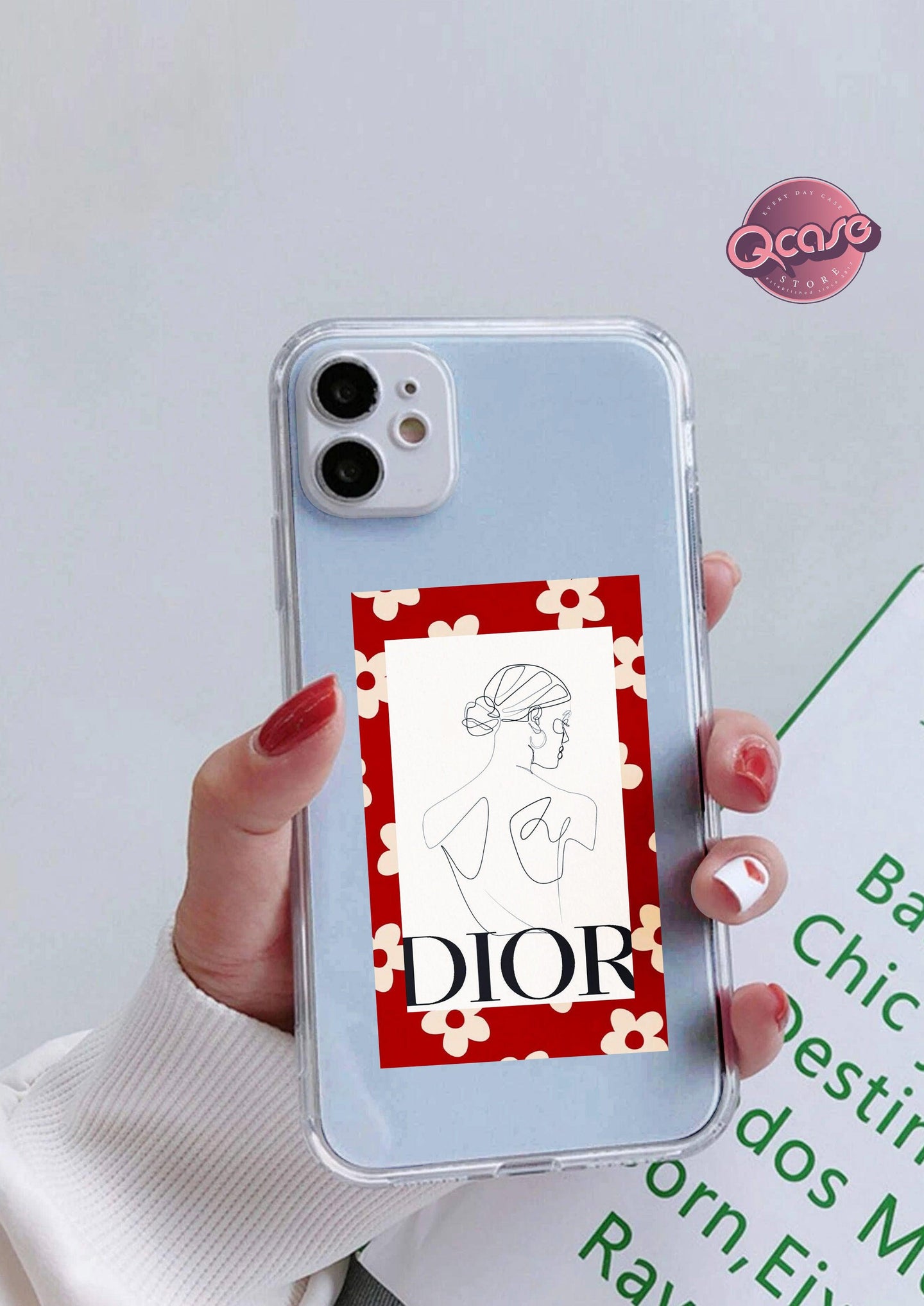 DIOR Clear Phone Cover - Qcase Store | Everyday Case