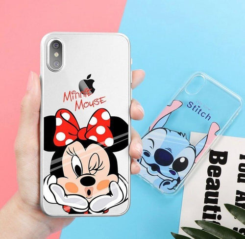 disney characters clear phone cover - Qcase Store | Everyday Case
