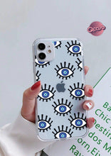 Load image into Gallery viewer, Evil Eye Clear Phone Cover - Qcase Store | Everyday Case

