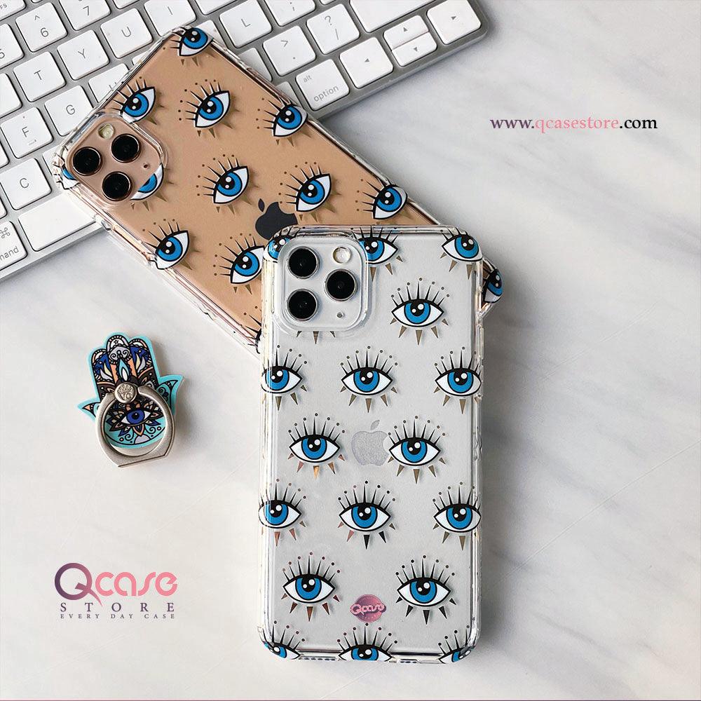 Evil eyes clear phone case - Qcase Store | Everyday Case