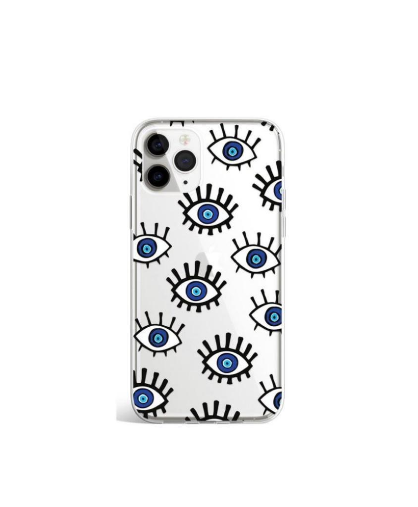 Evil eyes clear phone cover - Qcase Store | Everyday Case