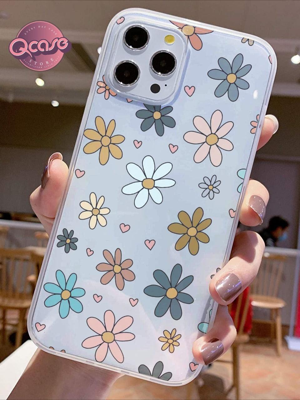 Flowers Clear Phone Cover - Qcase Store | Everyday Case