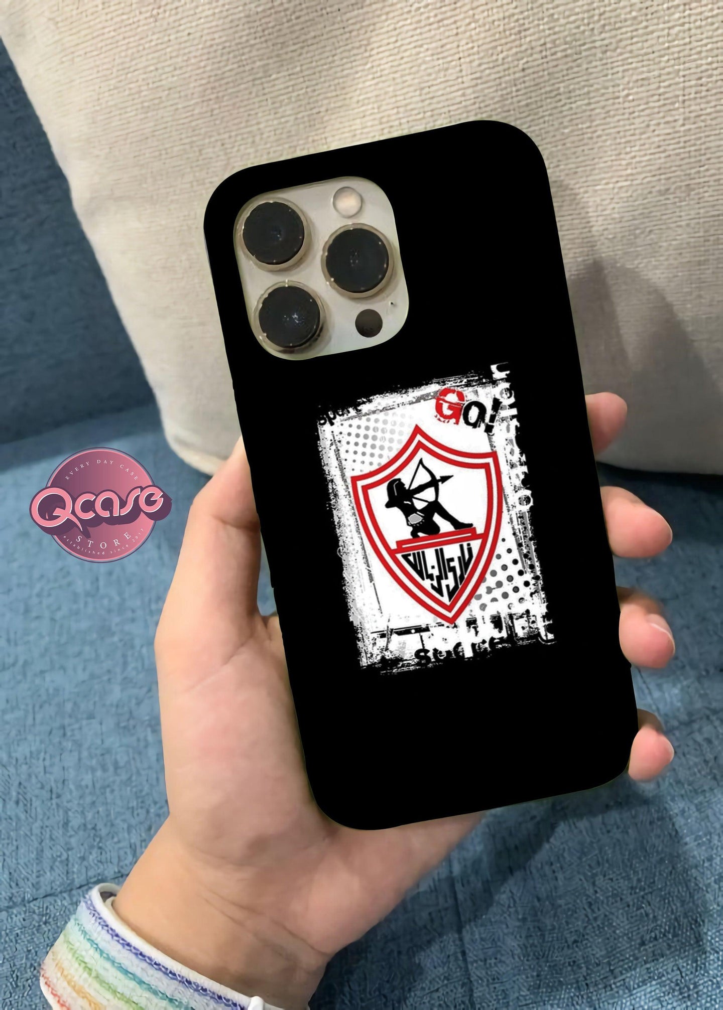 Go Zamalek Black Phone Cover - Qcase Store | Everyday Case