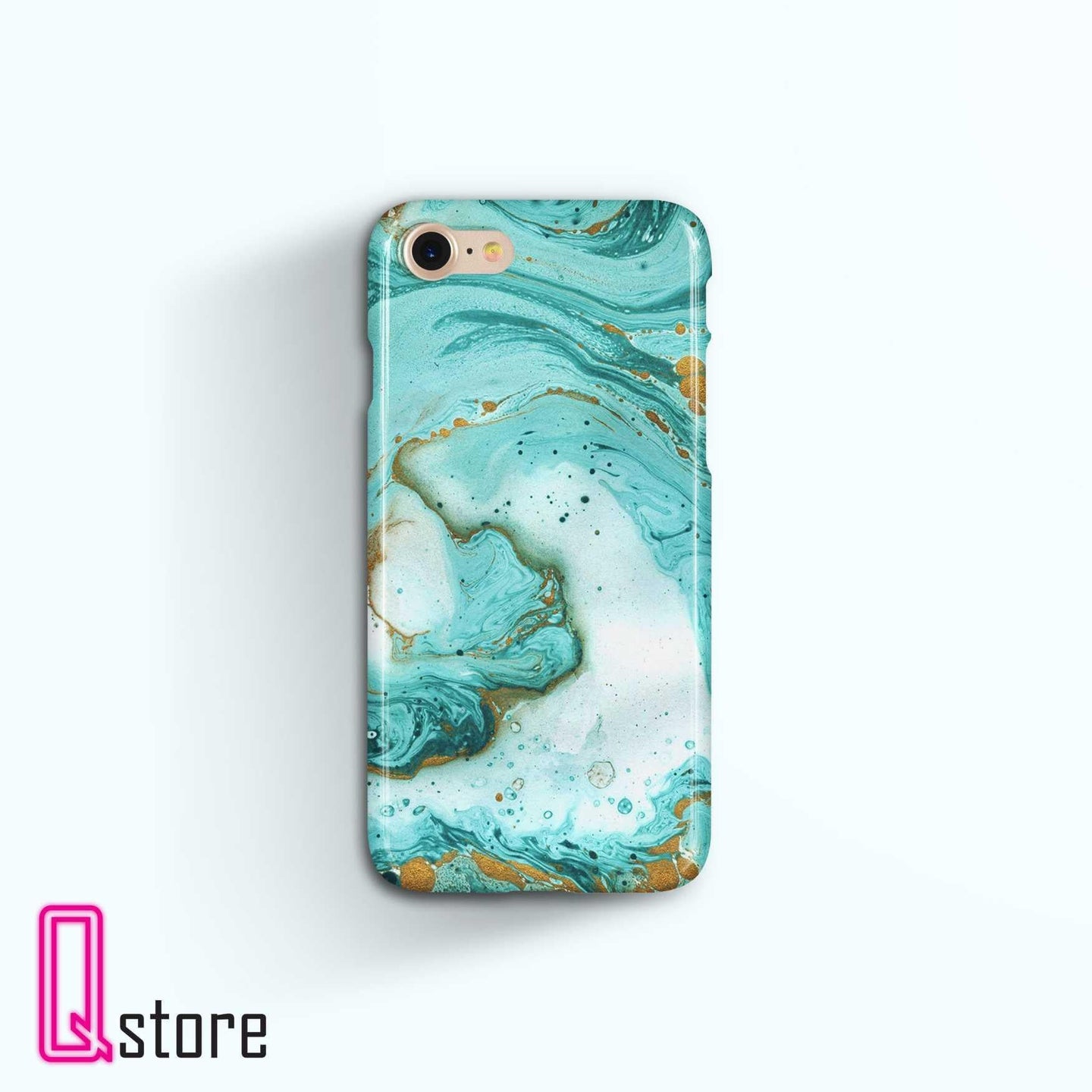 Green marble phone cover - Qcase Store | Everyday Case