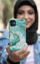 Load image into Gallery viewer, Green marble phone cover - Qcase Store | Everyday Case
