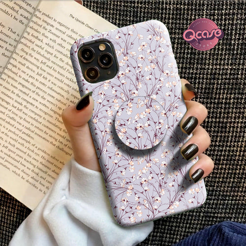 Lilac Flowery Phone Cover - Qcase Store | Everyday Case