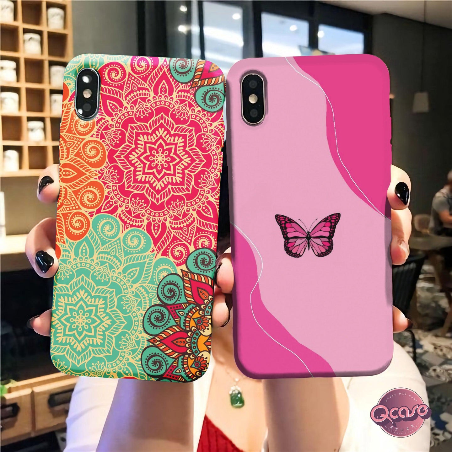 Mandala vs Butterfly Phone Covers - Qcase Store | Everyday Case