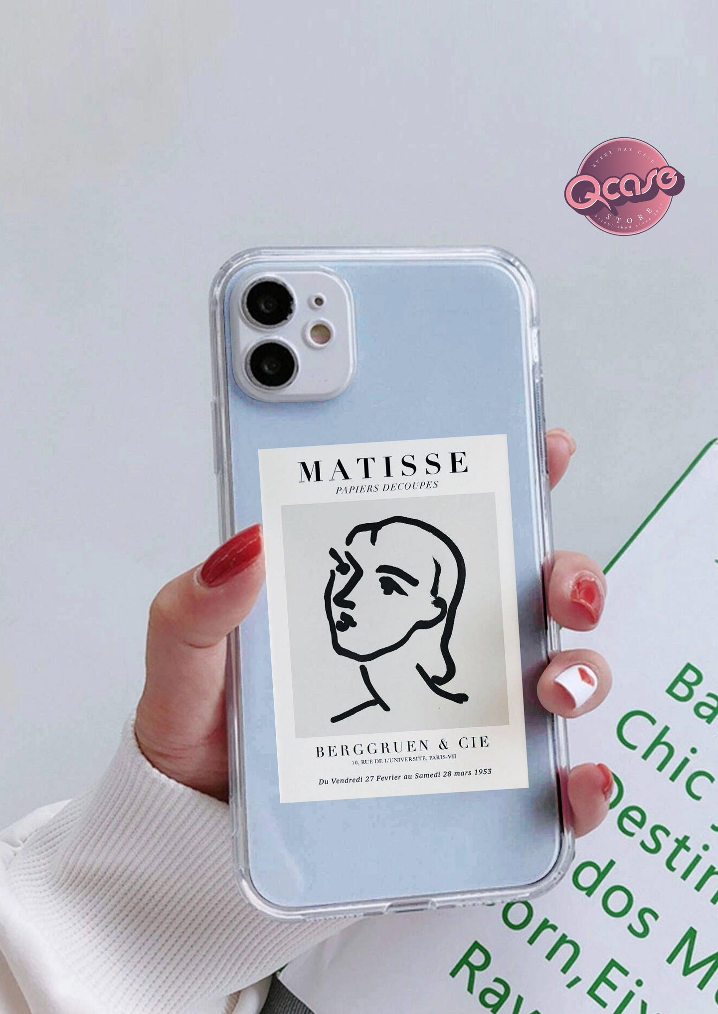 MATISSE Clear Phone Cover - Qcase Store | Everyday Case