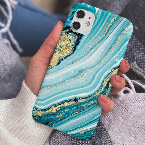 Mint marble phone cover - Qcase Store | Everyday Case