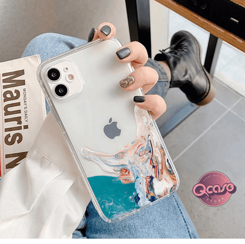 oily marble phone cover - Qcase Store | Everyday Case