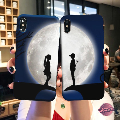 On the Moon Phone Cover for Couples - Qcase Store | Everyday Case