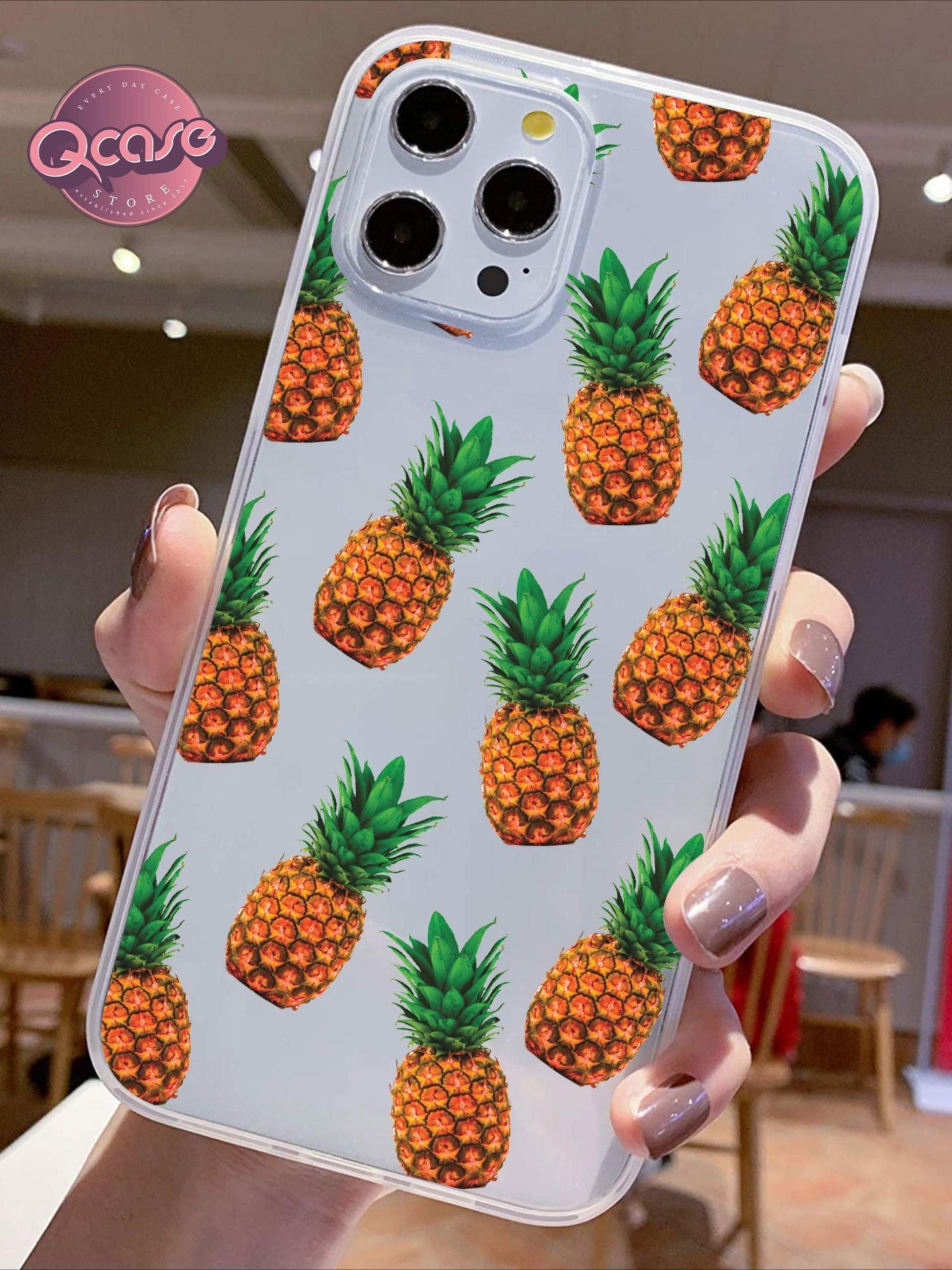 Pineapple Clear Phone Cover - Qcase Store | Everyday Case