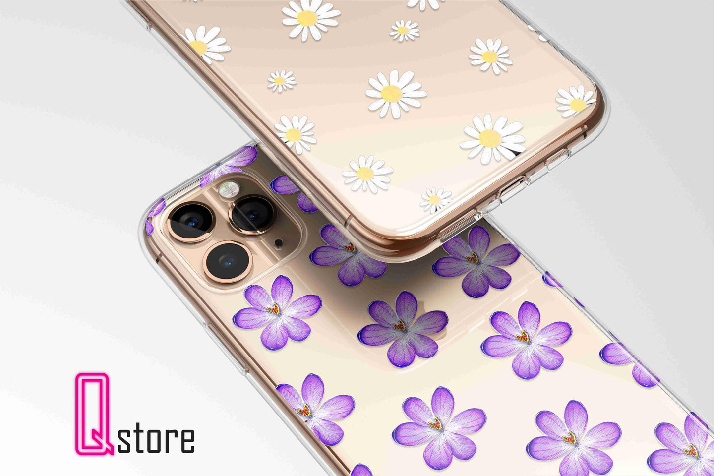 Rose clear phone cover - Qcase Store | Everyday Case