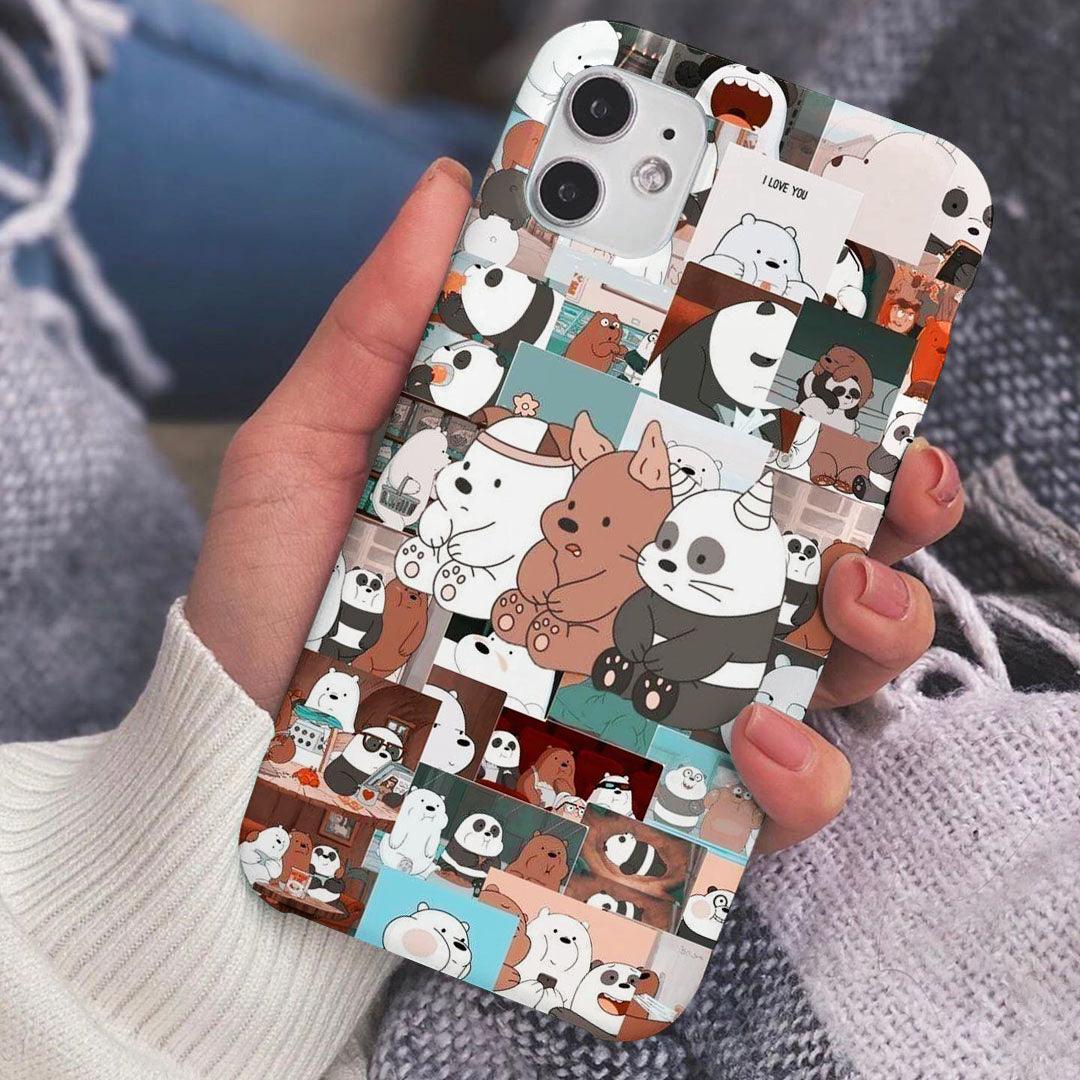 Bare bears pattern phone cover - Qcase Store | Everyday Case