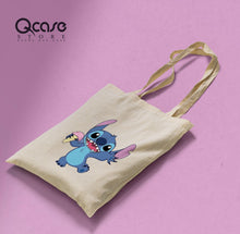 Load image into Gallery viewer, Happy Stitch Tote Bag - Qcase Store | Everyday Case
