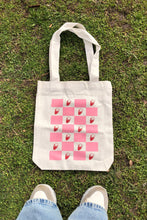 Load image into Gallery viewer, Strawberry pattern tote bag
