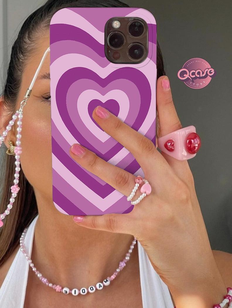 Retro Hearts Phone Cover - Qcase Store | Everyday Case