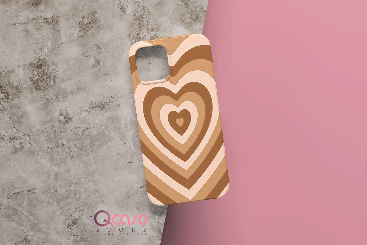 retro hearts phone cover - Qcase Store | Everyday Case