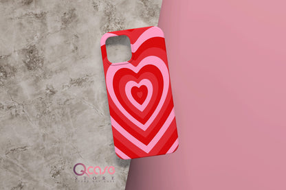 retro hearts phone cover - Qcase Store | Everyday Case