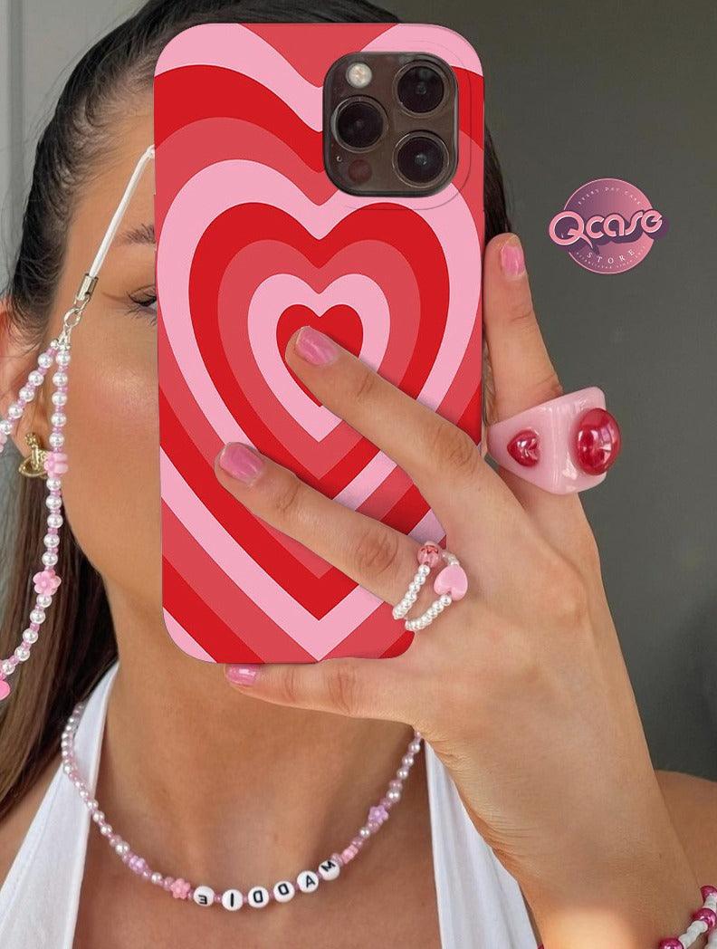 Retro Hearts Phone Cover - Qcase Store | Everyday Case