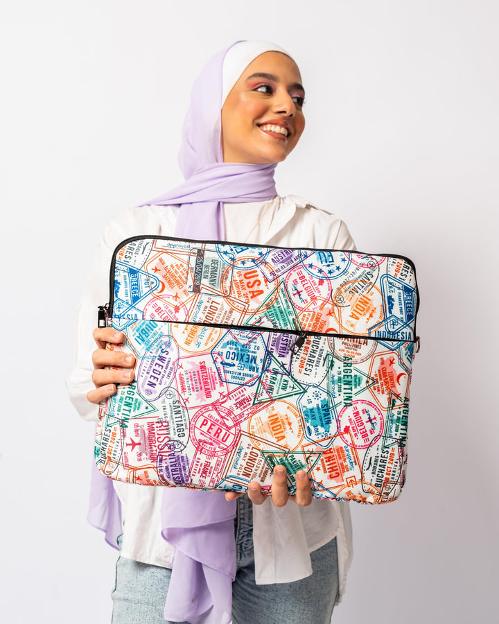 Stamps Laptop Sleeve - Qcase Store | Everyday Case