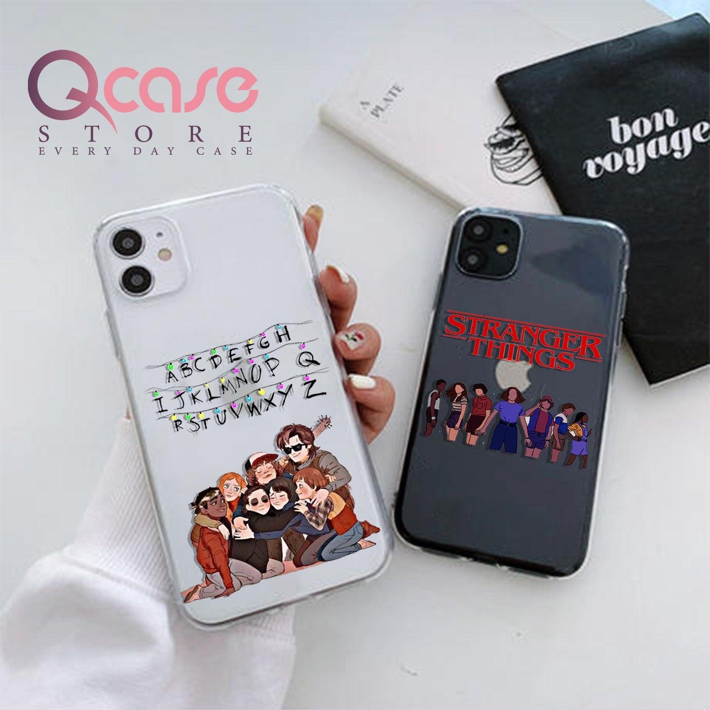 Stranger Things Clear Phone Cover - Qcase Store | Everyday Case