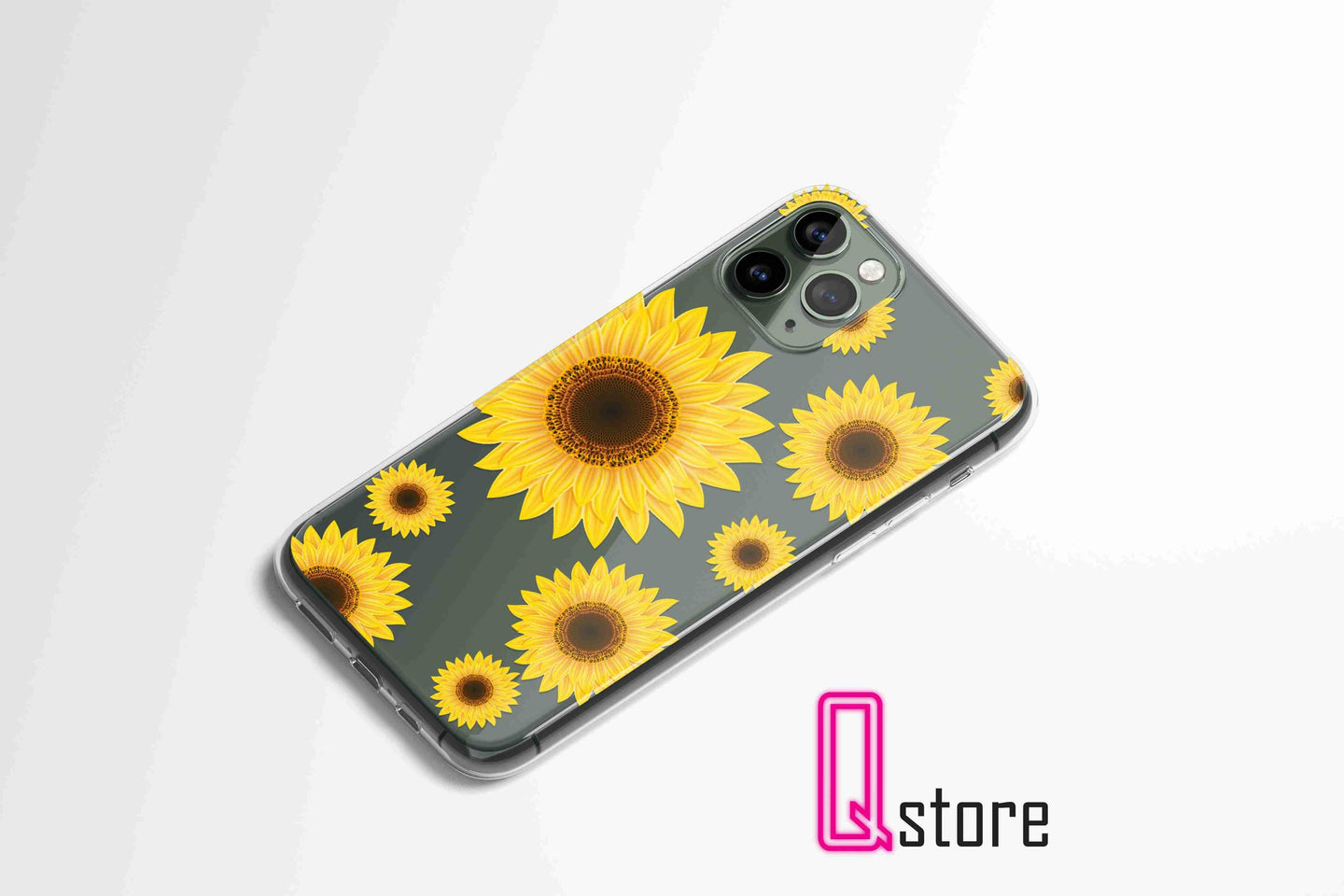 sunflower clear phone cover - Qcase Store | Everyday Case