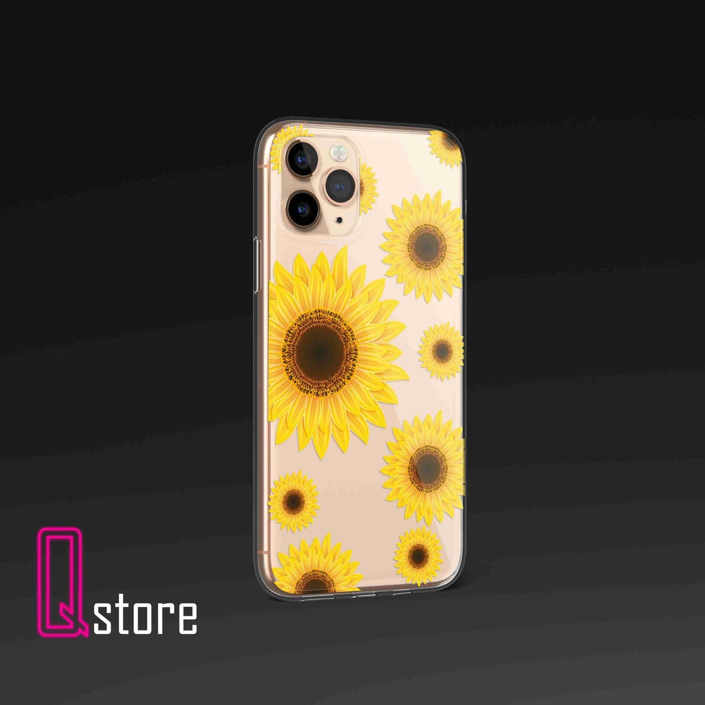 sunflower clear phone cover - Qcase Store | Everyday Case