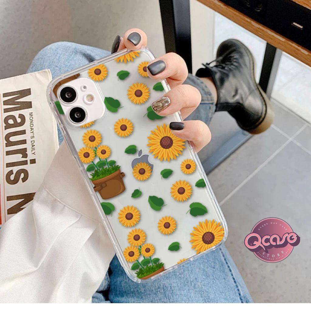 Sunflowers Clear Phone Cover - Qcase Store | Everyday Case