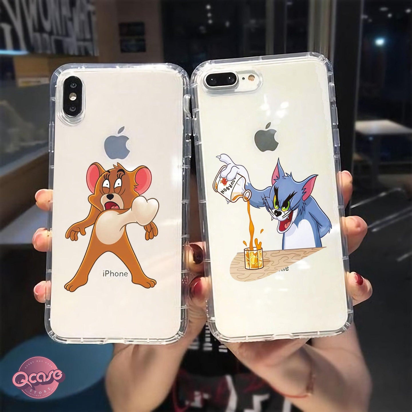 Tom and Jerry Clear Phone Cases - Qcase Store | Everyday Case