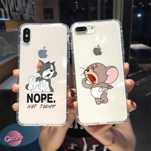 Tom and Jerry Clear Phone Covers - Qcase Store | Everyday Case
