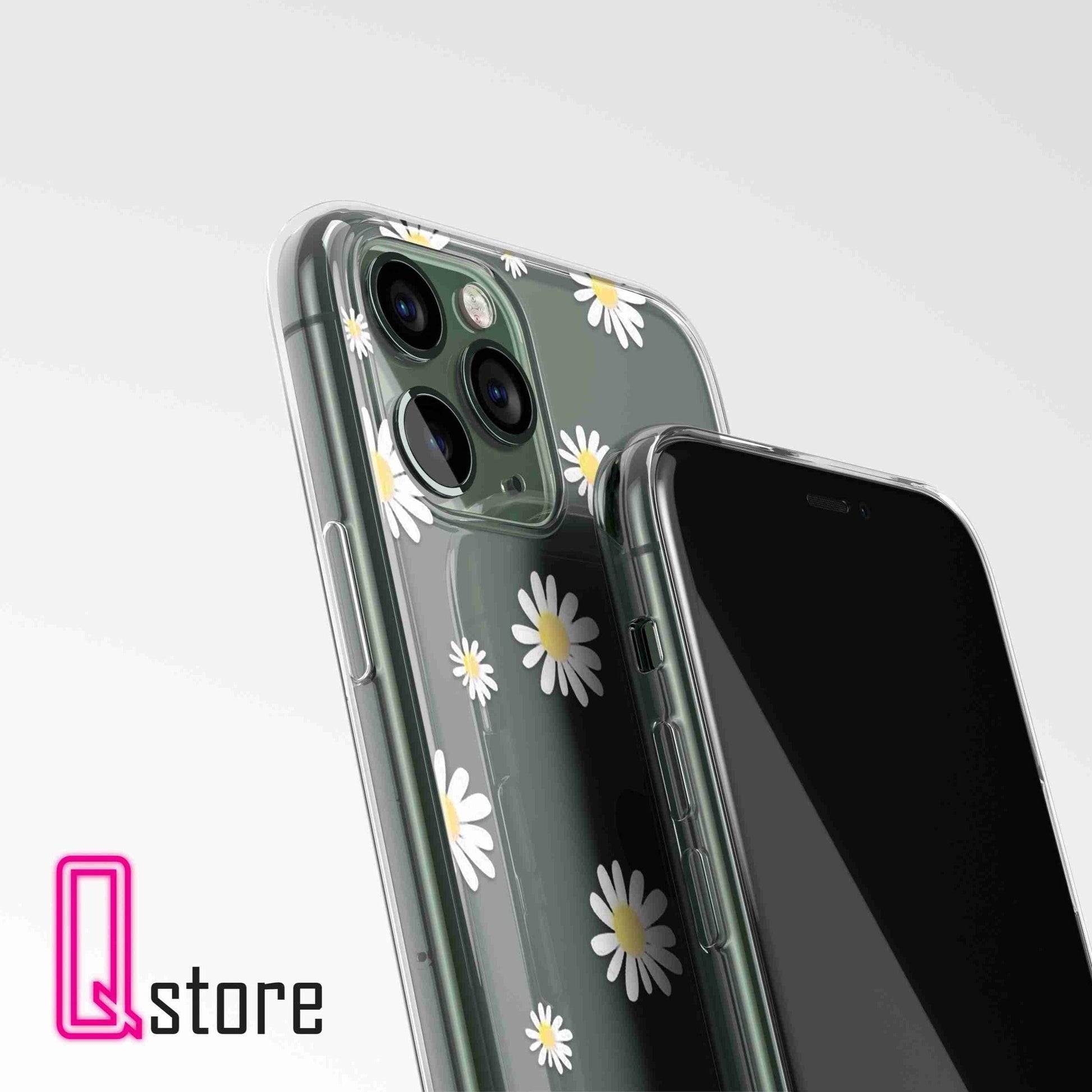 yasmin flower clear phone cover - Qcase Store | Everyday Case